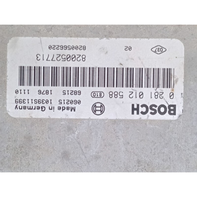 Recambio de centralita motor uce para renault laguna ii (bg0/1_) 1.9 dci (bg1a, bg1w, bg0g) referencia OEM IAM 0281012588 820052