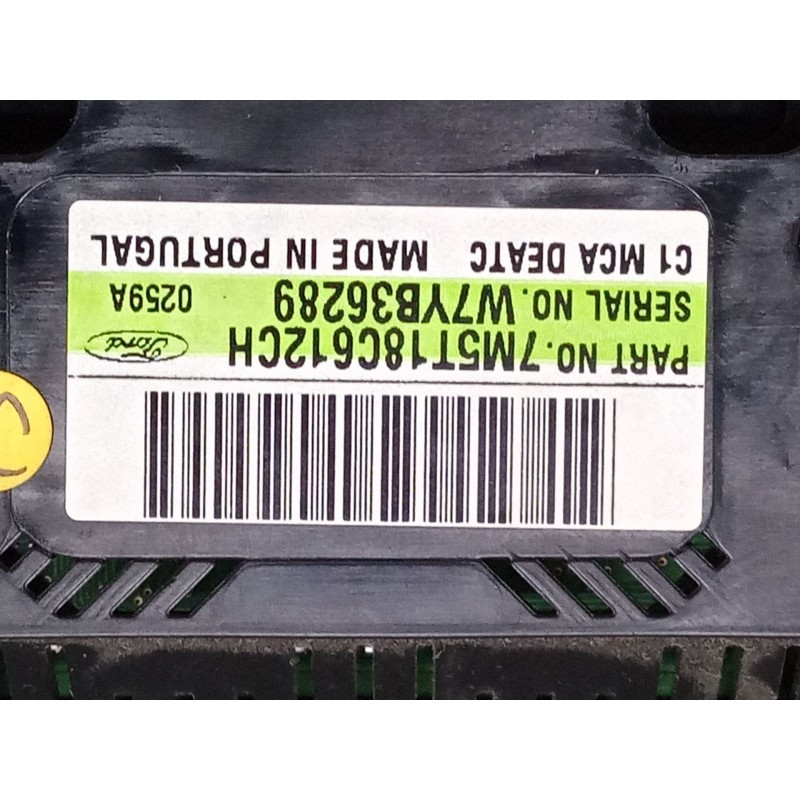 Recambio de mando climatizador para ford focus ii (da_, hcp, dp) 1.6 tdci referencia OEM IAM 7M5T18C612CH W7YB36289 