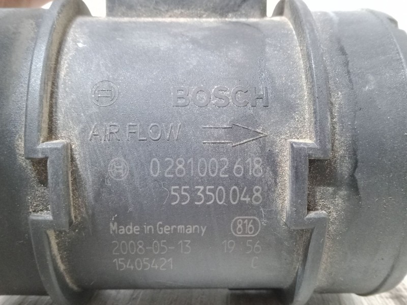Recambio de caudalimetro para opel astra h gtc (a04) 1.9 cdti (l08) referencia OEM IAM 0281002618 55350048 