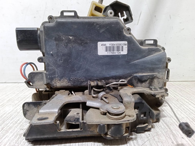 Recambio de cerradura puerta delantera izquierda para seat leon (1m1) 1.9 tdi referencia OEM IAM 117684104  45MY3B4839015M