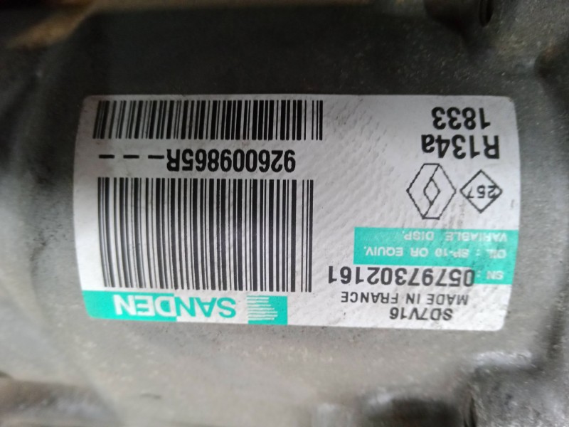 Recambio de compresor a/a para nissan qashqai / qashqai +2 i (j10, nj10, jj10e) 1.5 dci referencia OEM IAM 926009865R  SD7V16183
