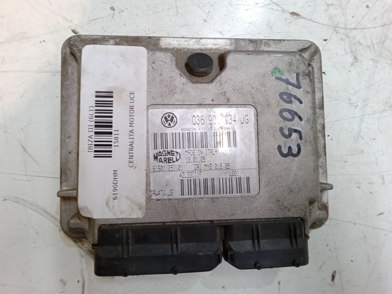 Recambio de centralita motor uce para seat ibiza iii (6l1) 1.4 16v referencia OEM IAM 036906034JG IAW4TVJG 6160125101 Recambio de centralita motor uce para seat ibiza iii (6l1) 1.4 16v referencia OEM IAM 036906034JG IAW4TVJG 6160125101