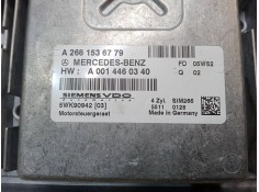 Recambio de centralita motor uce para mercedes-benz clase b sports tourer (w245) b 150 (245.231) referencia OEM IAM A2661536779 
