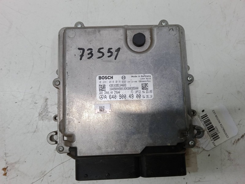 Recambio de centralita motor uce para mercedes-benz clase b sports tourer (w245) b 180 cdi (245.207) referencia OEM IAM A6409004 Recambio de centralita motor uce para mercedes-benz clase b sports tourer (w245) b 180 cdi (245.207) referencia OEM IAM A6409004