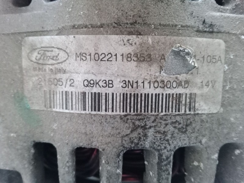 Recambio de alternador para ford focus c-max (dm2) 1.6 referencia OEM IAM MS1022118353  