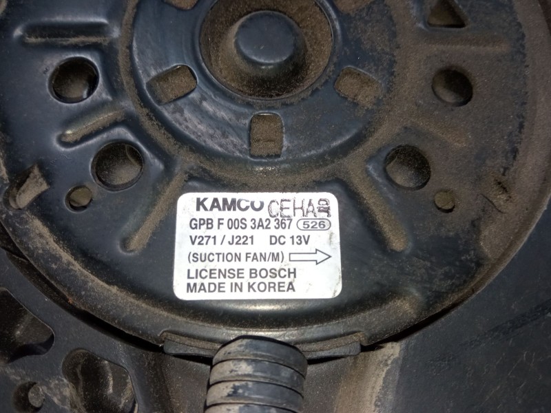 Recambio de electroventilador para chevrolet lacetti (j200) 2.0 d referencia OEM IAM 96436110  