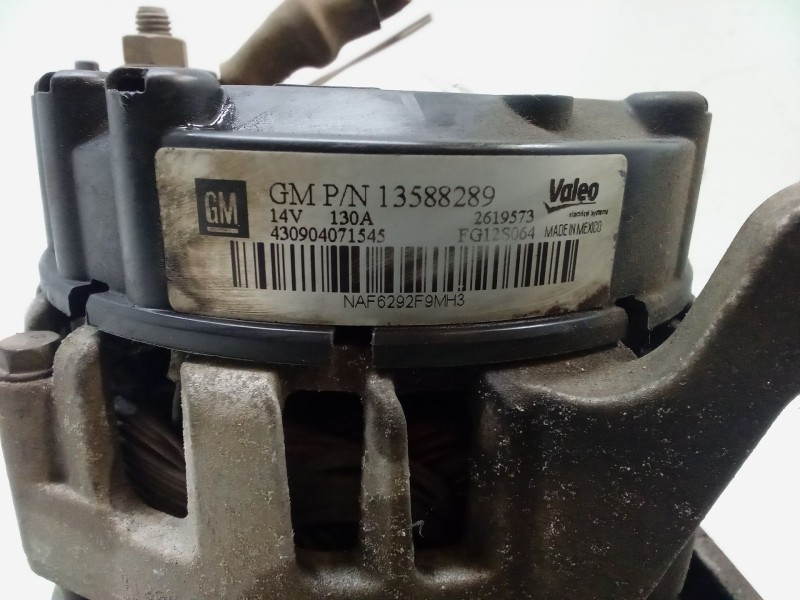 Recambio de alternador para opel adam (m13) 1.4 referencia OEM IAM 13588289 FG12S064 2619573