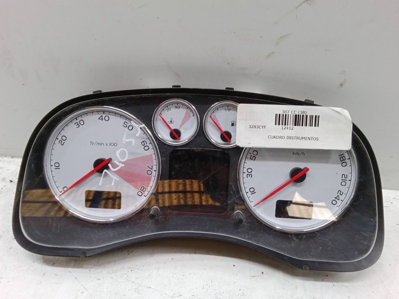 Recambio de cuadro instrumentos para peugeot 307 cc (3b) 1.6 16v referencia OEM IAM P9655476680G00  21678504-9