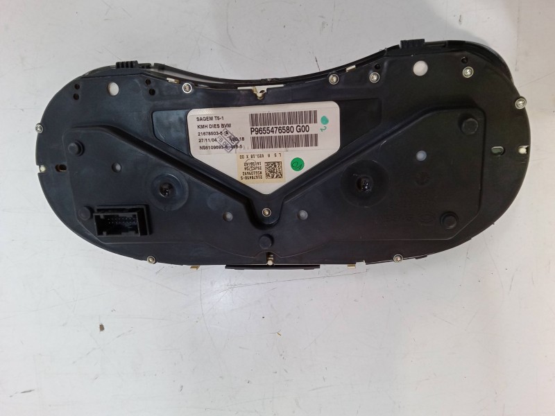 Recambio de cuadro instrumentos para peugeot 307 (3a/c) 1.6 hdi 110 referencia OEM IAM P9655476580G00  216785036A Recambio de cuadro instrumentos para peugeot 307 (3a/c) 1.6 hdi 110 referencia OEM IAM P9655476580G00  216785036A