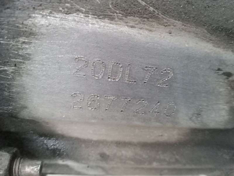 Recambio de caja de cambios manual 5 velocidades para peugeot 206 hatchback (2a/c) 1.9 d referencia OEM IAM 20DL72 2677240 A  Recambio de caja de cambios manual 5 velocidades para peugeot 206 hatchback (2a/c) 1.9 d referencia OEM IAM 20DL72 2677240 A