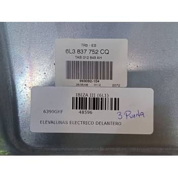 ELEVALUNAS ELECTRICO DELANTERO DERECHO 6L3837752CQ 