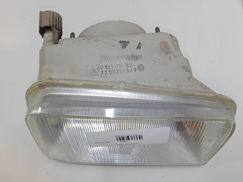 Recambio de faro derecho para renault super 5 (b/c40_) 1.1 (b/c/401) referencia OEM IAM 7700761347  
