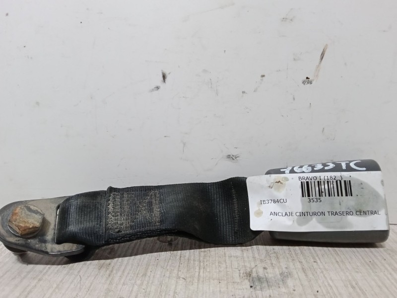Recambio de anclaje cinturon trasero central para fiat bravo i (182_) 1.4 (182.ag) referencia OEM IAM   