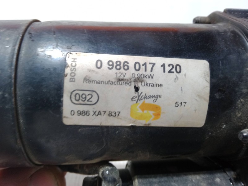 Recambio de motor arranque para opel corsa c (x01) 1.2 (f08, f68) referencia OEM IAM 0986017120 0 986 XA7 837 