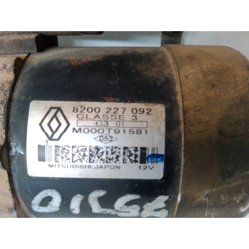 Recambio de motor arranque para renault clio ii (bb_, cb_) 1.5 dci (b/cb08) referencia OEM IAM M000T91581  8200227092