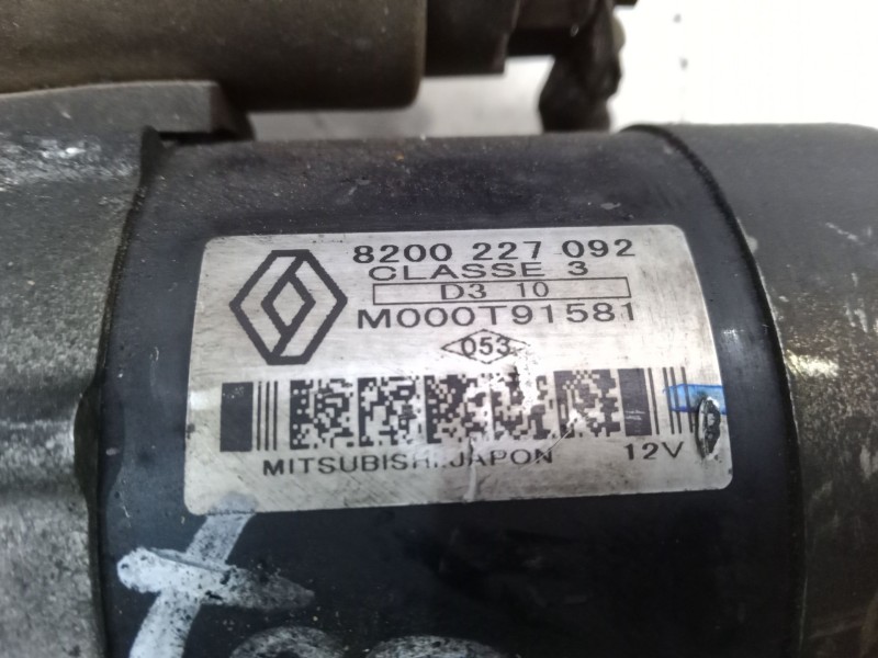 Recambio de motor arranque para renault clio ii (bb_, cb_) 1.5 dci (b/cb08) referencia OEM IAM 8200227092  M000T91581