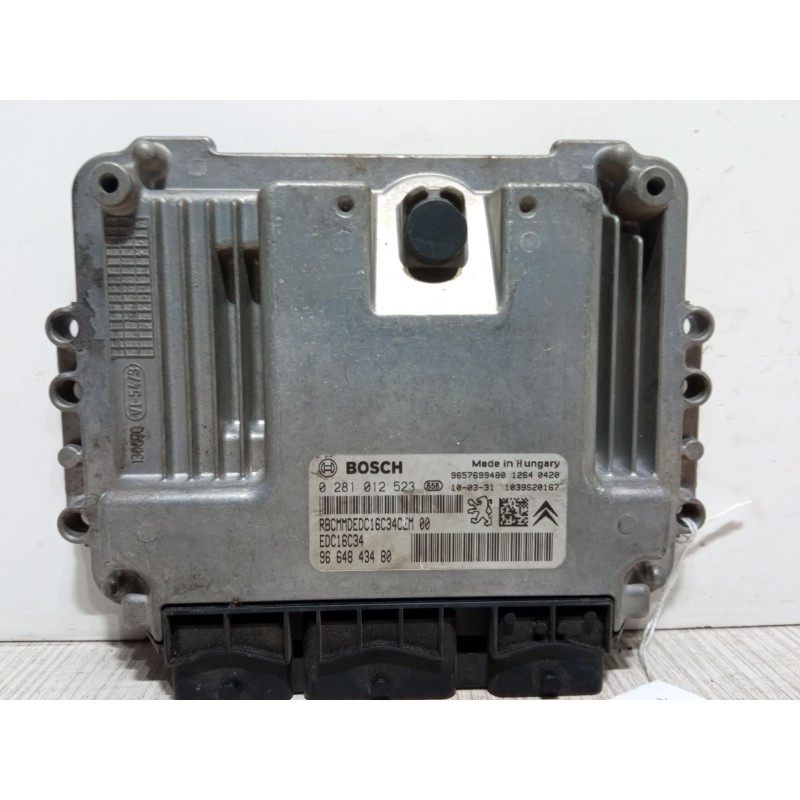 Recambio de centralita motor uce para peugeot 207/207+ (wa_, wc_) 1.4 hdi referencia OEM IAM 96576994809664843480 EDC16C34 02810