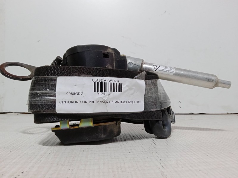 Recambio de cinturon con pretensor delantero izquierdo para mercedes-benz clase a (w168) a 160 cdi (168.007) referencia OEM IAM 