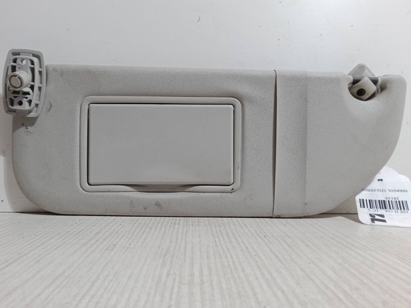 Recambio de parasol izquierdo para peugeot 106 ii (1a_, 1c_) 1.5 d referencia OEM IAM    Recambio de parasol izquierdo para peugeot 106 ii (1a_, 1c_) 1.5 d referencia OEM IAM