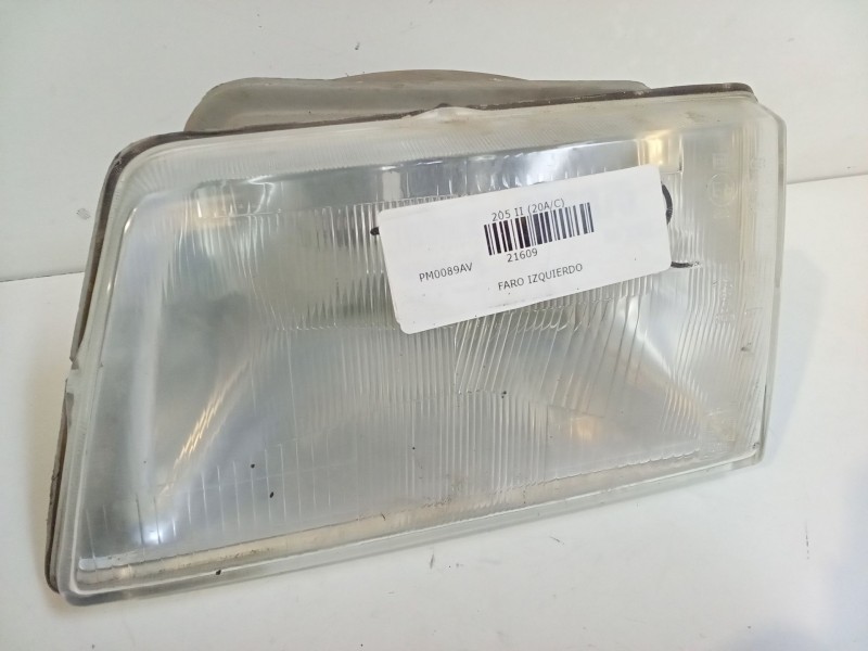 Recambio de faro izquierdo para peugeot 205 ii (20a/c) 1.1 xa referencia OEM IAM   