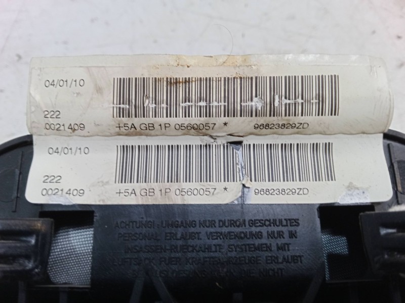 Recambio de airbag volante para citroën c4 ii (nc_) 1.6 hdi 90 referencia OEM IAM 96823829ZD  