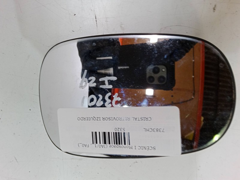 Recambio de cristal retrovisor izquierdo para renault scénic i monospace (ja0/1_, fa0_) 1.9 dti (ja1u) referencia OEM IAM   