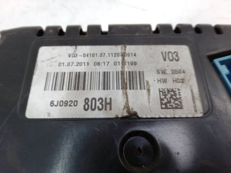 Recambio de cuadro instrumentos para seat ibiza iv (6j5, 6p1) 1.6 tdi referencia OEM IAM 6J0920803H  A2C53435505 Recambio de cuadro instrumentos para seat ibiza iv (6j5, 6p1) 1.6 tdi referencia OEM IAM 6J0920803H  A2C53435505