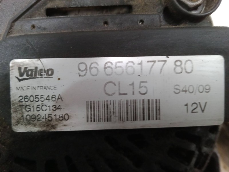 Recambio de alternador para peugeot 5008 (0u_, 0e_) 1.6 hdi referencia OEM IAM 9665617780 2605546A TG15C134