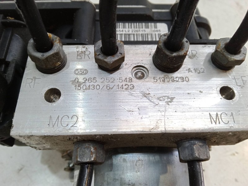 Recambio de abs para fiat 500 (312_) 0.9 (312axg1a, 312.axg11) referencia OEM IAM 51953230  0265252548   0265952170