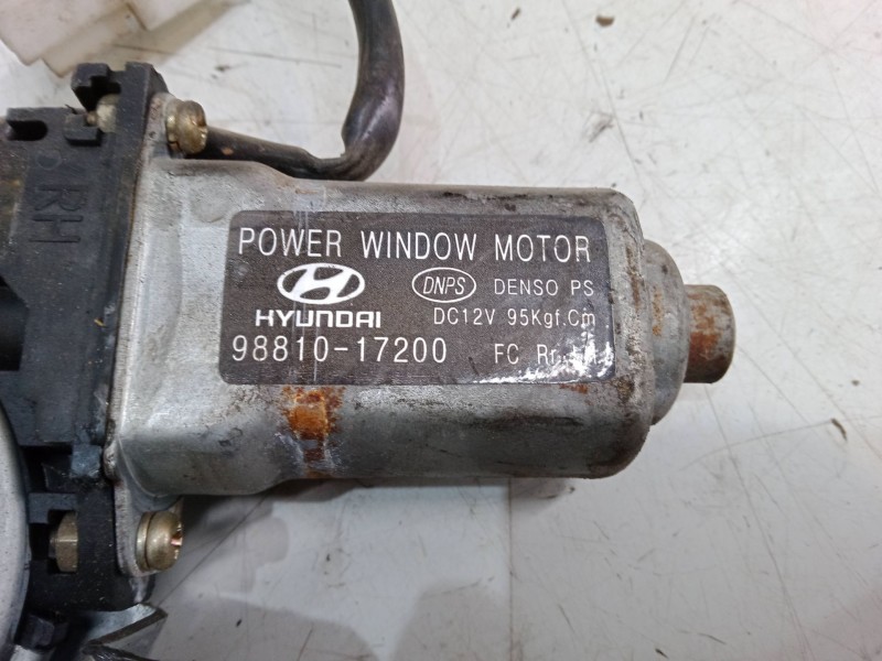 Recambio de elevalunas electrico trasero izquierdo para hyundai matrix (fc) 1.6 referencia OEM IAM   