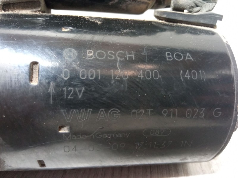 Recambio de motor arranque para volkswagen polo (9n_, 9a_) 1.2 referencia OEM IAM 0001120400  