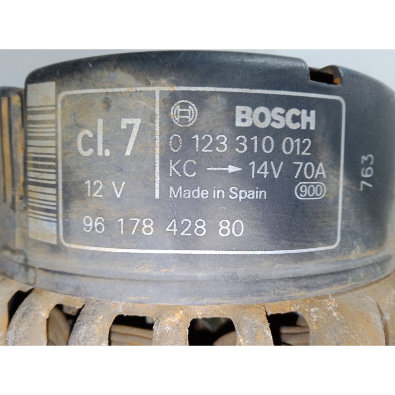Recambio de alternador para peugeot 306 hatchback (7a, 7c, n3, n5) 1.9 d referencia OEM IAM 9617842880  0123310012