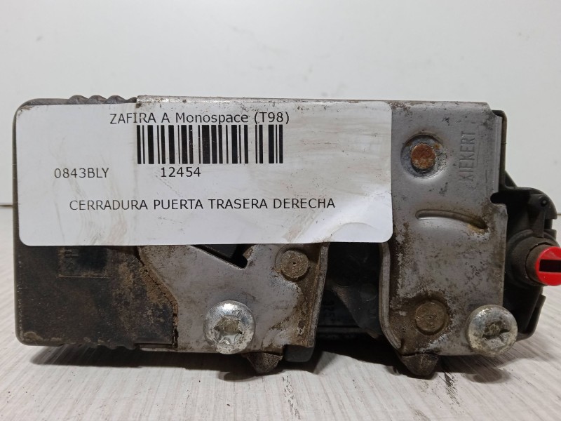 Recambio de cerradura puerta trasera derecha para opel zafira a monospace (t98) 1.8 16v (f75) referencia OEM IAM 24414135   Recambio de cerradura puerta trasera derecha para opel zafira a monospace (t98) 1.8 16v (f75) referencia OEM IAM 24414135