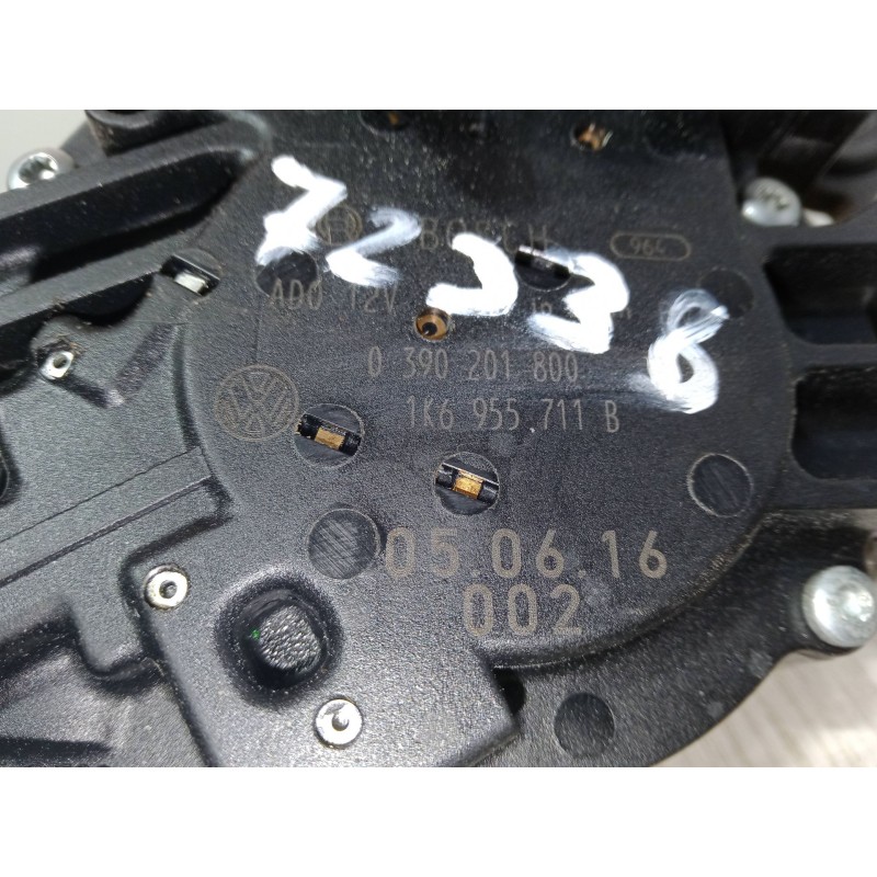 Recambio de motor limpia trasero para volkswagen golf v (1k1) 2.0 tdi referencia OEM IAM 0390201800 1K6 955 711 B 