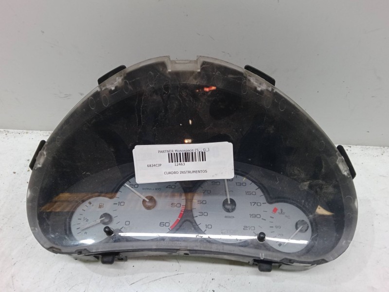 Recambio de cuadro instrumentos para peugeot partner monospace (5_, g_) 1.9 d referencia OEM IAM 9646434180  000707503