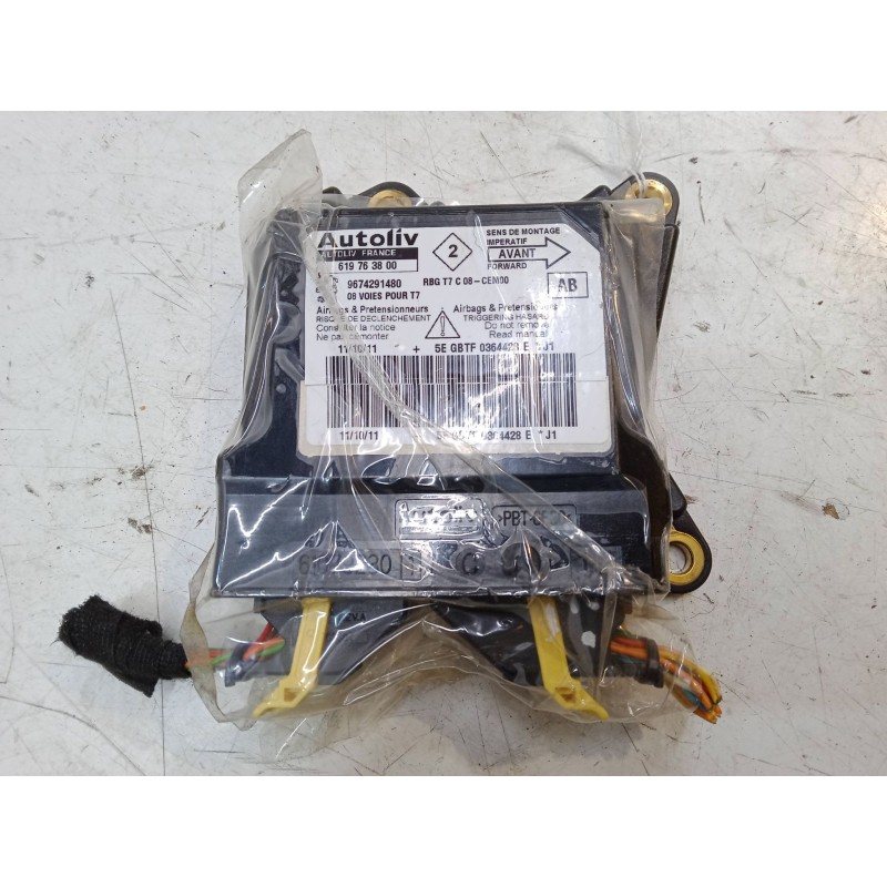 Recambio de centralita airbag para peugeot 308 i (4a_, 4c_) 1.6 hdi referencia OEM IAM 9674291480 RGBT7C08CEM00 619763800 Recambio de centralita airbag para peugeot 308 i (4a_, 4c_) 1.6 hdi referencia OEM IAM 9674291480 RGBT7C08CEM00 619763800