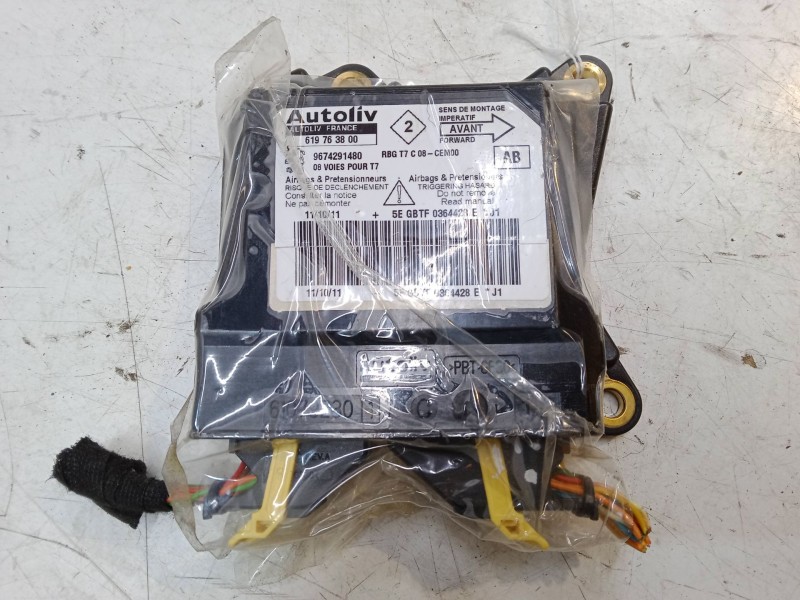 Recambio de centralita airbag para peugeot 308 i (4a_, 4c_) 1.6 hdi referencia OEM IAM 9674291480 RGBT7C08CEM00 619763800 Recambio de centralita airbag para peugeot 308 i (4a_, 4c_) 1.6 hdi referencia OEM IAM 9674291480 RGBT7C08CEM00 619763800