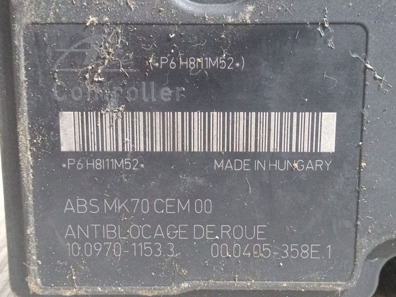 Recambio de abs para peugeot 207/207+ (wa_, wc_) 1.4 16v referencia OEM IAM 10.0970-1153.3   Recambio de abs para peugeot 207/207+ (wa_, wc_) 1.4 16v referencia OEM IAM 10.0970-1153.3