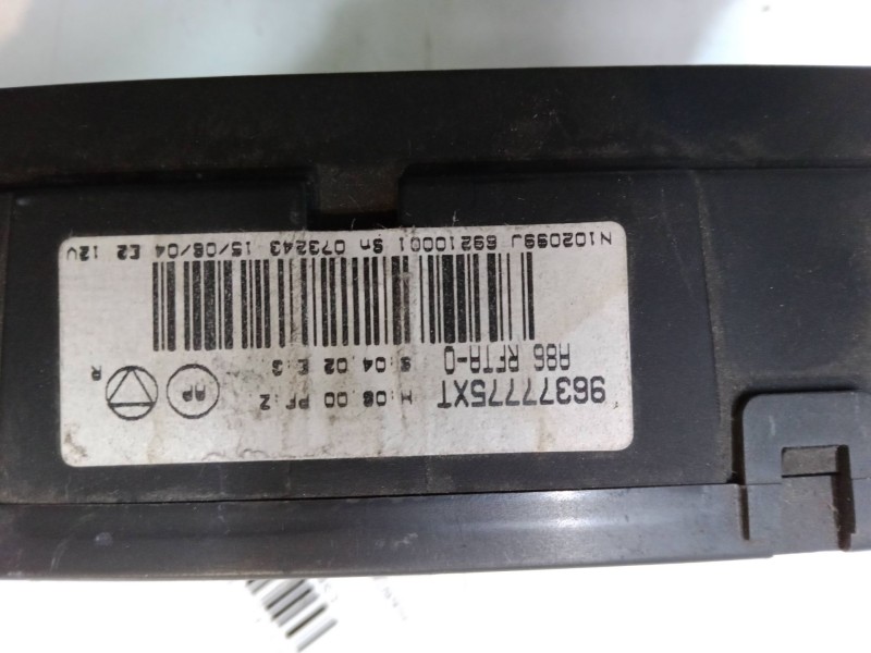 Recambio de mando climatizador para citroën c3 i (fc_, fn_) 1.4 i referencia OEM IAM 96377775XT  N102099J