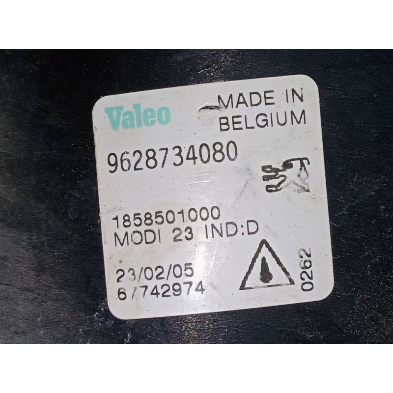 Recambio de faro antiniebla trasero izquierdo para peugeot 206 hatchback (2a/c) 1.4 16v referencia OEM IAM 9628734080  