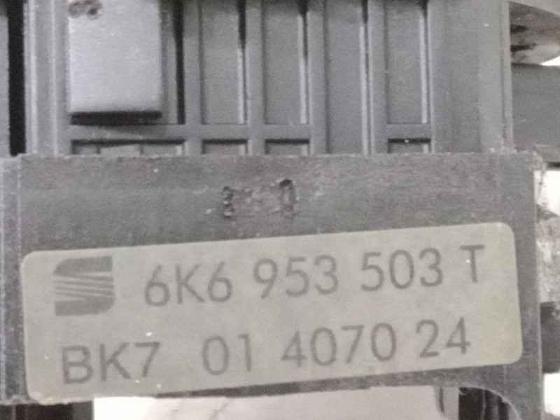 Recambio de mando luces para seat inca (6k9) 1.9 sdi referencia OEM IAM 6K6953503T BK7 01 4070 24 