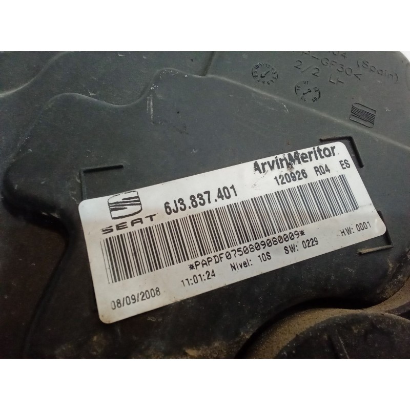 Recambio de elevalunas electrico delantero izquierdo para seat ibiza iv sc (6j1, 6p5) 1.9 tdi referencia OEM IAM   