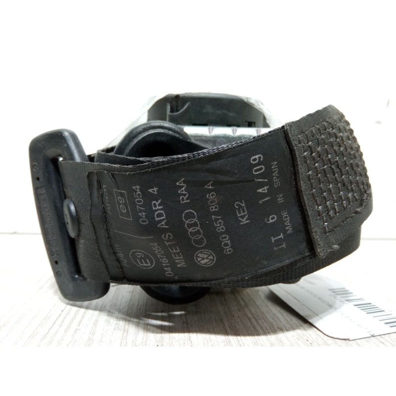 Recambio de cinturon seguridad trasero derecho para volkswagen polo (9n_, 9a_) 1.4 16v referencia OEM IAM 6Q0857806A  