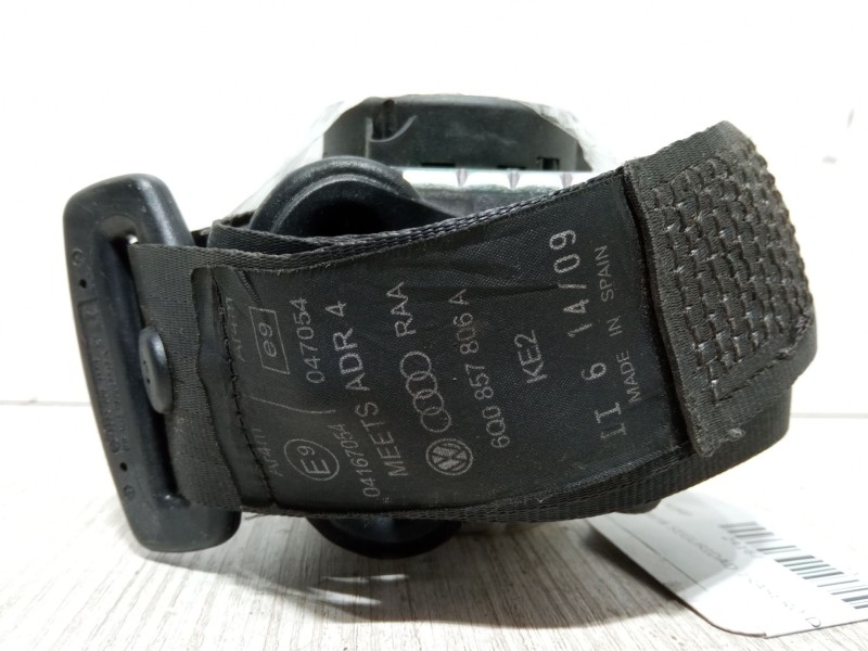 Recambio de cinturon seguridad trasero derecho para volkswagen polo (9n_, 9a_) 1.4 16v referencia OEM IAM 6Q0857806A  