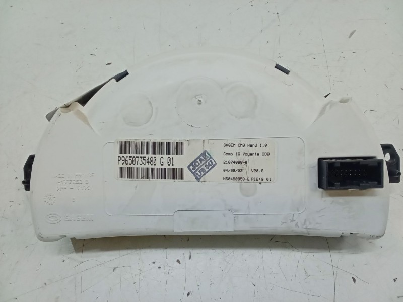 Recambio de cuadro instrumentos para citroën c2 (jm_) 1.4 referencia OEM IAM P9650735480G01 216740686 216672523