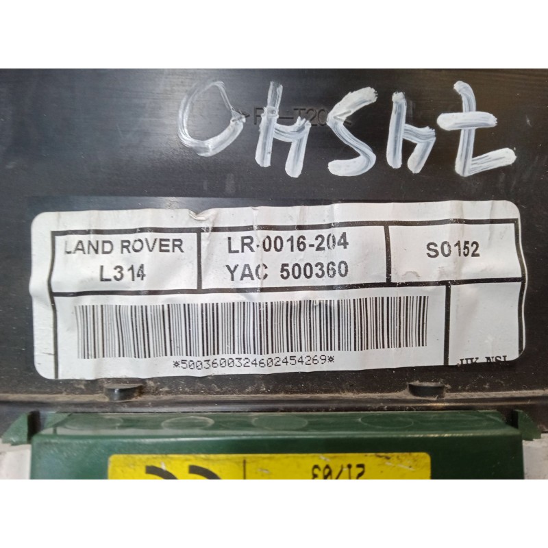 Recambio de cuadro instrumentos para land rover freelander i (l314) 2.0 td4 4x4 referencia OEM IAM LR0016204 L314 YAC500360