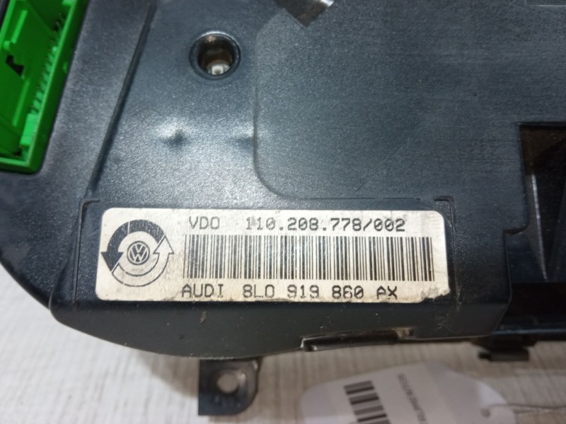 Recambio de cuadro instrumentos para audi a3 (8l1) 1.8 t referencia OEM IAM 8L0919860AX   Recambio de cuadro instrumentos para audi a3 (8l1) 1.8 t referencia OEM IAM 8L0919860AX