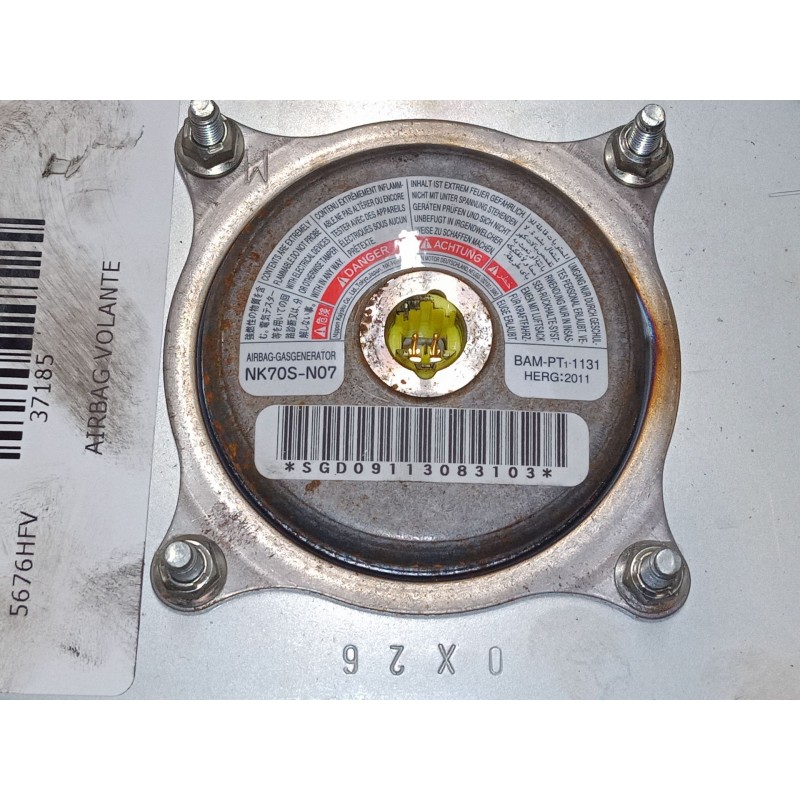 Recambio de airbag volante para nissan cabstar (f24m, f24w) 35.15 dci, 45.15 dci 3.0 (f24m) referencia OEM IAM   