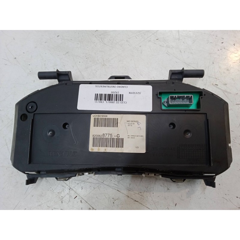 Recambio de cuadro instrumentos para renault clio iii (br0/1, cr0/1) 1.2 16v (br02, br0j, br11, cr02, cr0j, cr11) referencia OEM