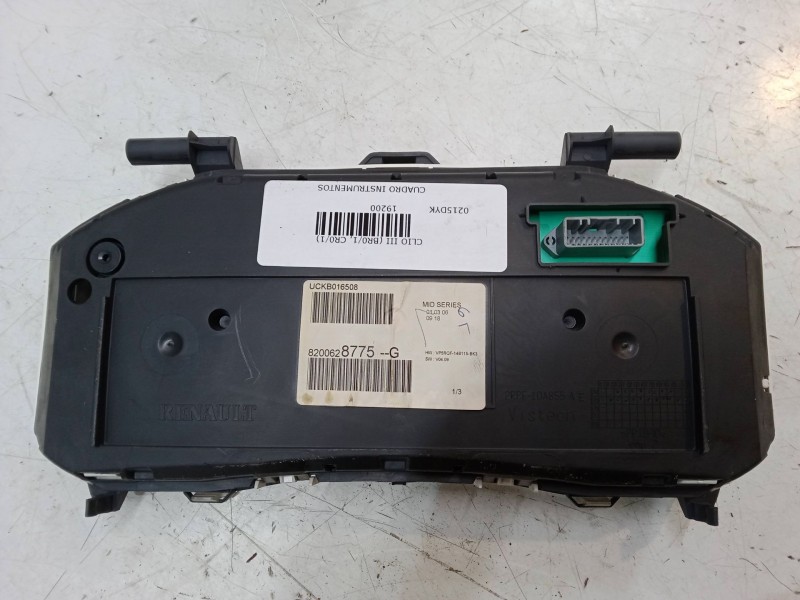 Recambio de cuadro instrumentos para renault clio iii (br0/1, cr0/1) 1.2 16v (br02, br0j, br11, cr02, cr0j, cr11) referencia OEM